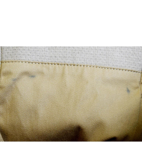 Chanel Deauville Canvas Tote Bag in Beige color - Inner