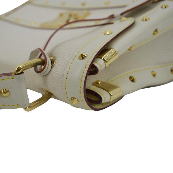 LOUIS VUITTON Suhali Le Talentueux Leather Shoulder Bag White