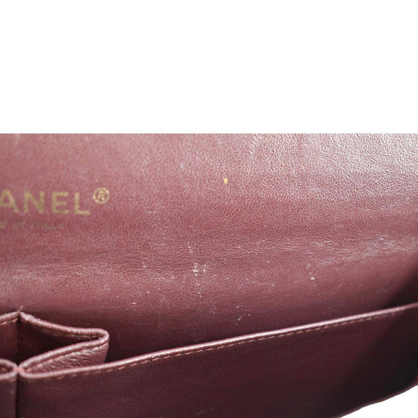 CHANEL Classic Maxi Flap Quilted Caviar Leather Shoulder Bag Black