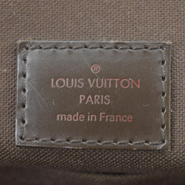 LOUIS VUITTON Brooklyn MM Damier Ebene Shoulder Bag Brown