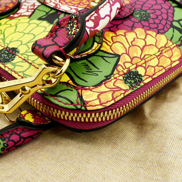 Gucci Mini Horsebit 1955 Leather Crossbody Bag in Multicolor - Left Side