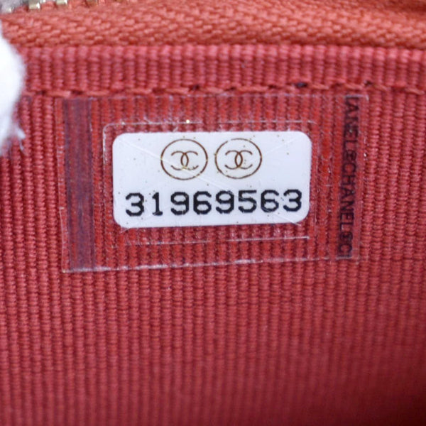 CHANEL Vanity Case Quilted Leather Crossbody Bag Red