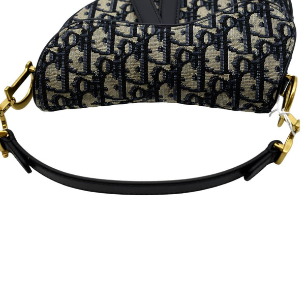 CHRISTIAN DIOR Saddle Mini Oblique Jacquard Crossbody Bag Multicolor
