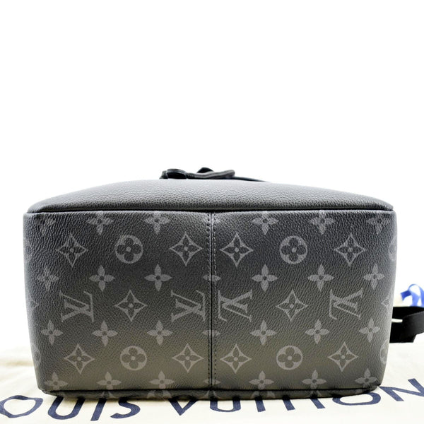 LOUIS VUITTON Saumur Monogram Canvas Backpack Bag Grey