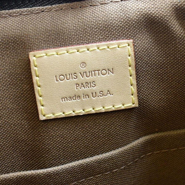 LOUIS VUITTON Palermo PM Monogram Canvas Shoulder Bag Brown