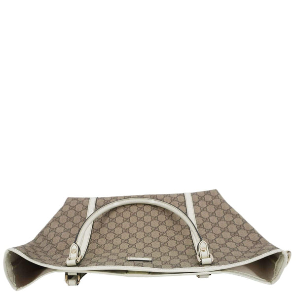 GUCCI Joy Medium GG Supreme Canvas Tote Bag Beige 197953