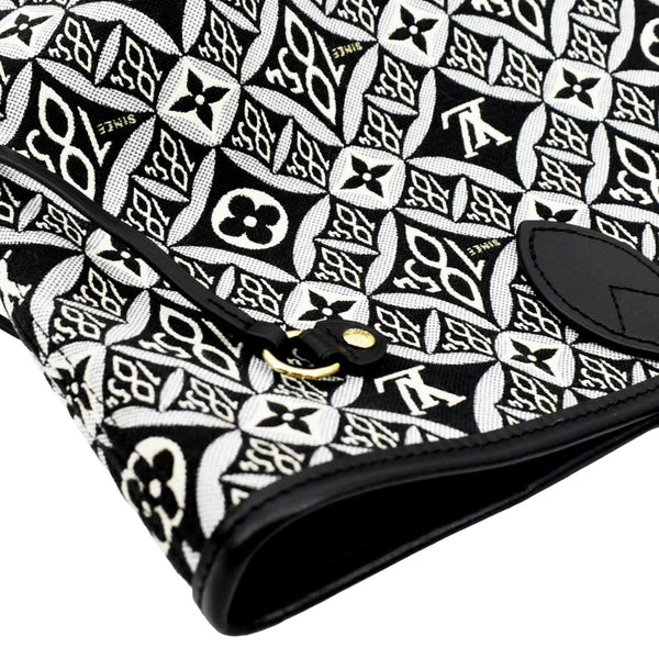 LOUIS VUITTON Since 1854 Neverfull MM Jacquard Shoulder Bag Grey