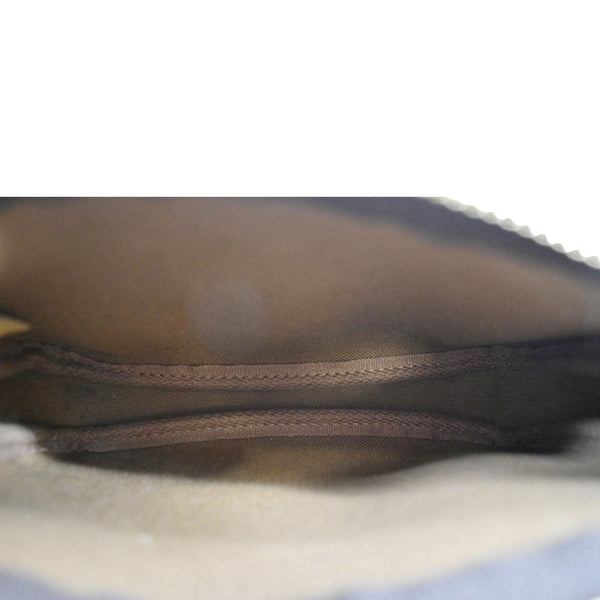 LOUIS VUITTON Pochette Mini Monogram Canvas Accessoires Pouch Brown