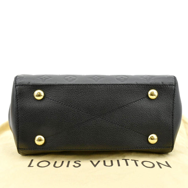 LOUIS VUITTON Montaigne BB Monogram Empreinte Leather Satchel Bag Black