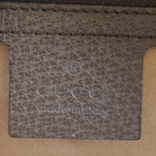 GUCCI Ophidia Web Small GG Supreme Canvas Shoulder Bag Beige 550622