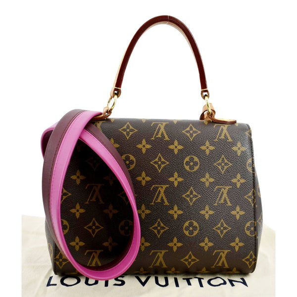 LOUIS VUITTON Cluny MM Monogram Canvas Shoulder Bag Brown