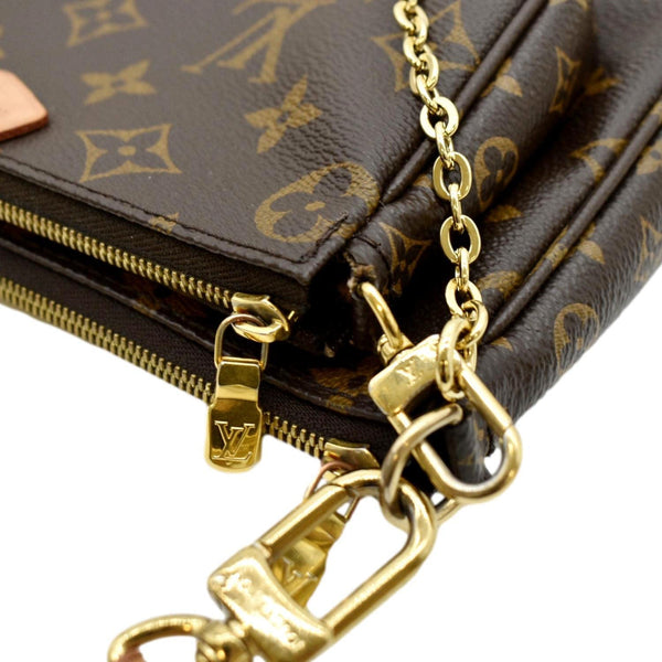 LOUIS VUITTON Multi Pochette Accessoires Monogram Canvas Shoulder Bag Brown
