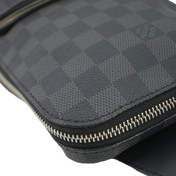 LOUIS VUITTON Avenue Sling Damier Graphite Backpack Bag Black