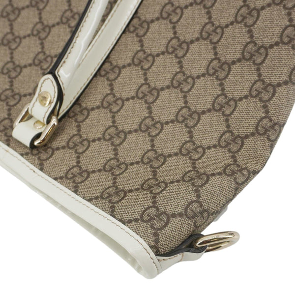 GUCCI Joy Medium GG Supreme Canvas Tote Bag Beige 197953