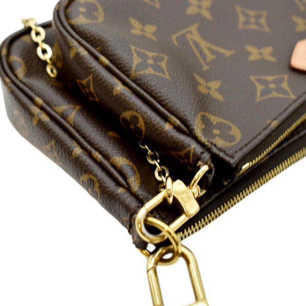 LOUIS VUITTON Multi Pochette Accessoires Monogram Canvas Shoulder Bag Brown