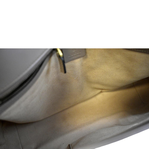 GUCCI Large GG Marmont Calfskin Matelasse Leather Shoulder Bag Nude 498090