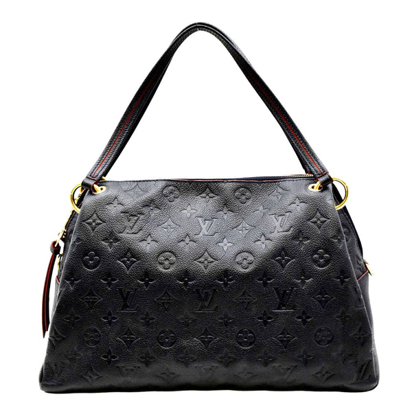 Back View of LV Ponthieu PM Empreinte Leather Shoulder Bag Black
