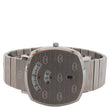 GUCCI Grip 1573 GG Engraved Quartz Silver Dial Stainless Steel Watch 35MM