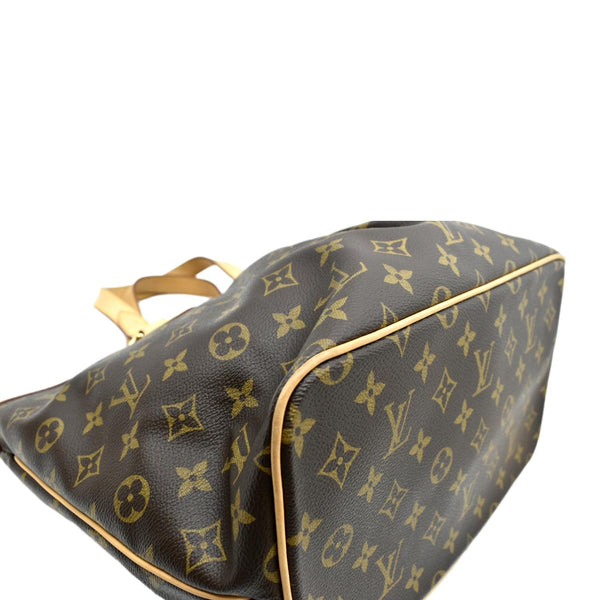 LOUIS VUITTON Palermo PM Monogram Canvas Shoulder Bag Brown