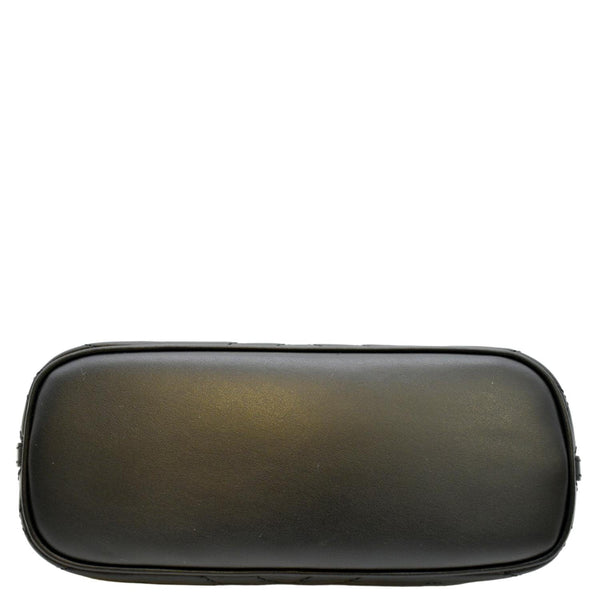 GUCCI GG Marmont Matelasse Chevron Leather Shoulder Bag Black 739166