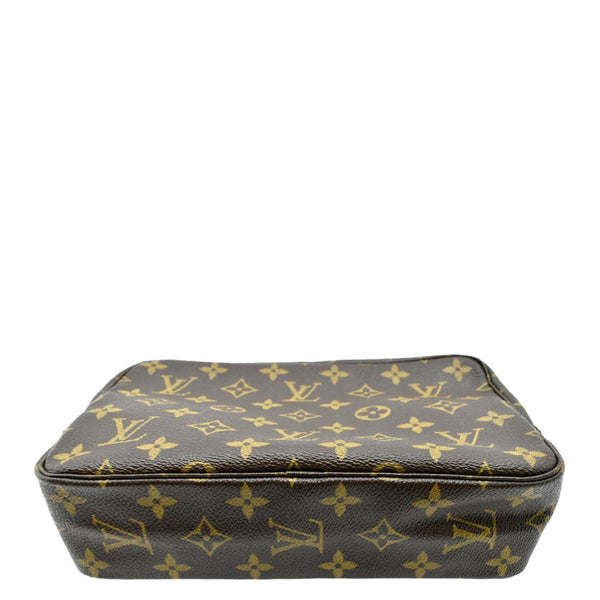 LOUIS VUITTON Trousse Toilette 23 Monogram Canvas Cosmetic Pouch Brown