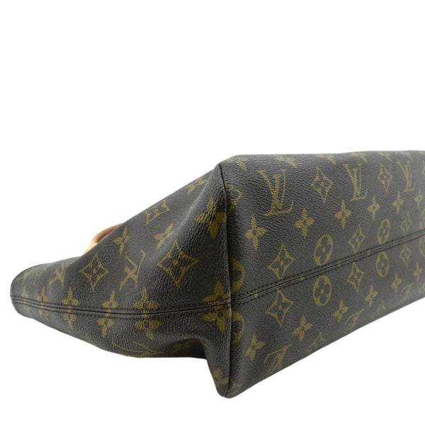 LOUIS VUITTON Raspail PM Monogram Canvas Shoulder Bag Brown