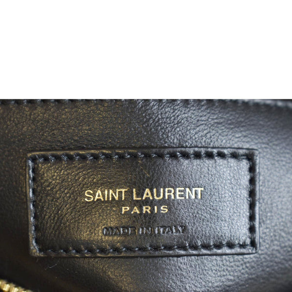 YVES SAINT LAURENT Small Loulou Quilted Leather Crossbody Bag Dark Beige