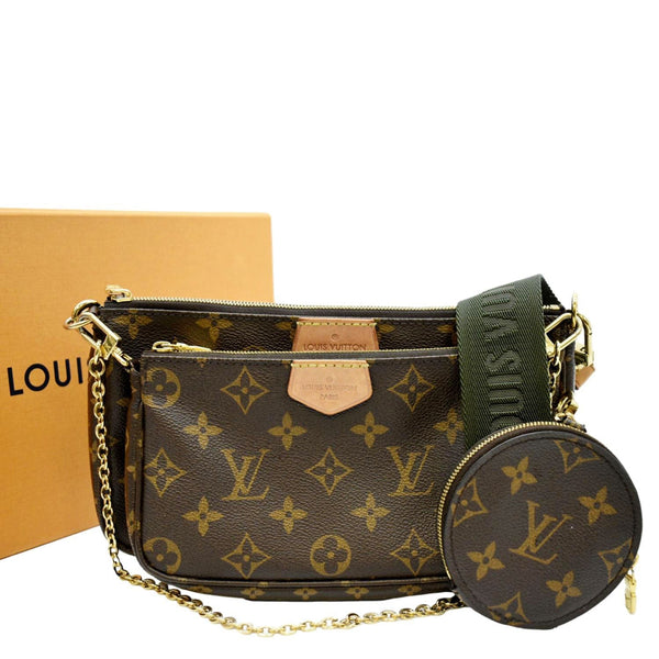 LOUIS VUITTON Multi Pochette Accessoires Monogram Canvas Shoulder Bag Brown