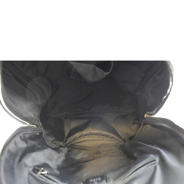 GUCCI Interlocking G Coated Canvas Backpack Black 223705