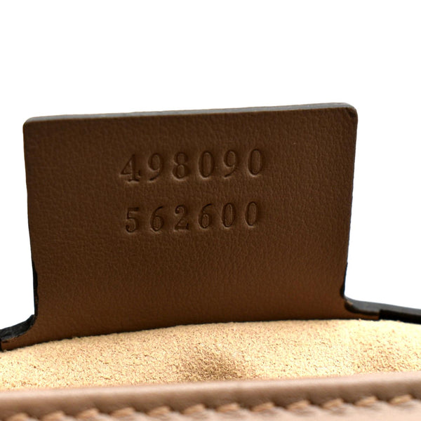 GUCCI Large GG Marmont Calfskin Matelasse Leather Shoulder Bag Nude 498090