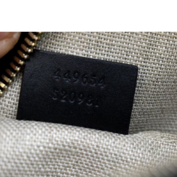 Gucci Mini Dome Leather Crossbody Bag in Black color - Number