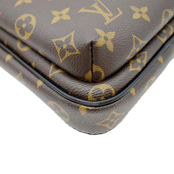 LOUIS VUITTON Avenue Sling Monogram Canvas Backpack Bag Brown