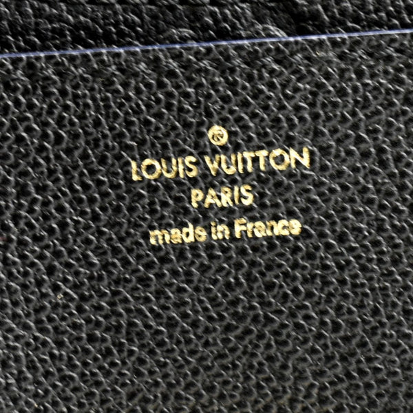 LOUIS VUITTON Blanche BB Empreinte Leather Shoulder Bag Black