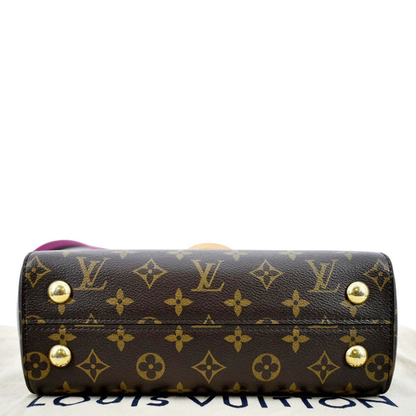 LOUIS VUITTON Cluny MM Monogram Canvas Shoulder Bag Brown