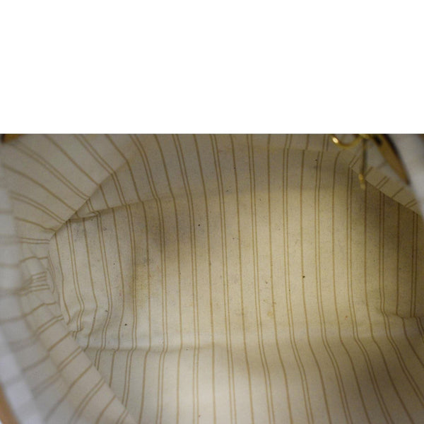 LOUIS VUITTON Delightful PM Damier Azur Hobo Bag White