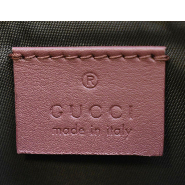 GUCCI GG Blooms Small Monogram Canvas Cosmetic Case Dry Rose 475898