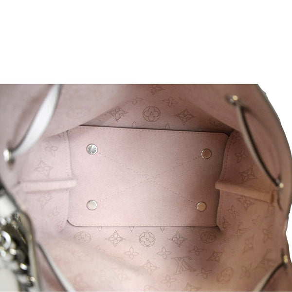 LOUIS VUITTON Bella Mahina Calf Leather Crossbody Bag Brume