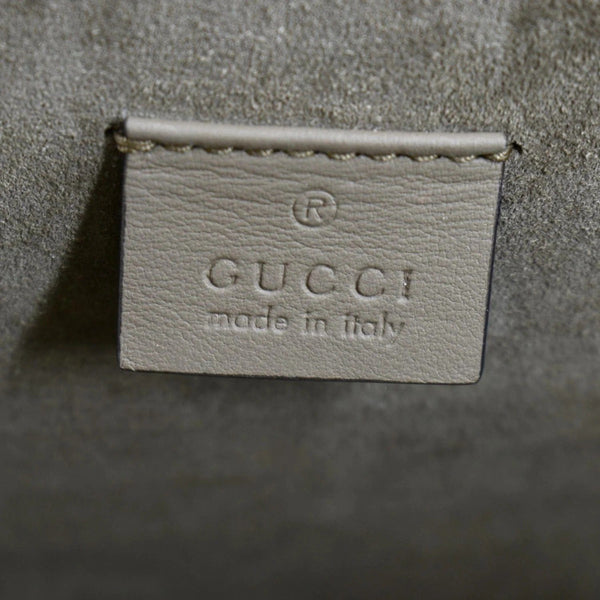 GUCCI Dionysus Small Size GG Canvas Shoulder Bag Beige 400249