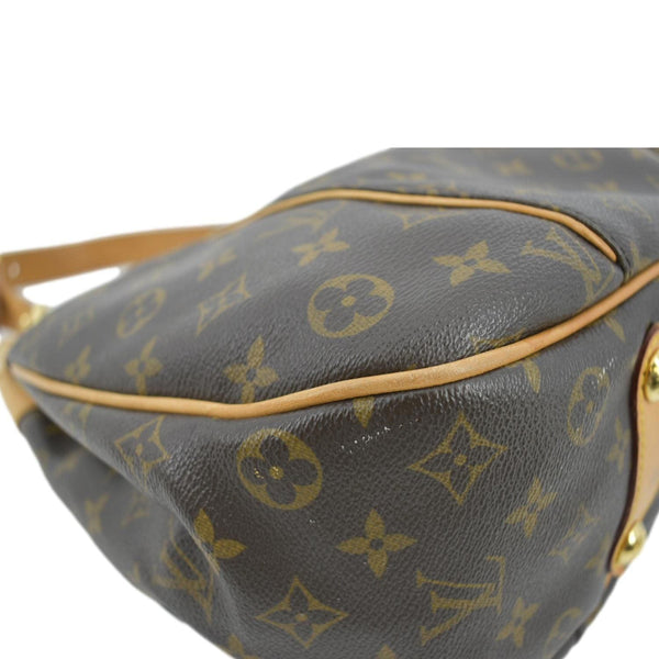 LOUIS VUITTON Galliera PM Monogram Canvas Hobo Shoulder Bag Brown