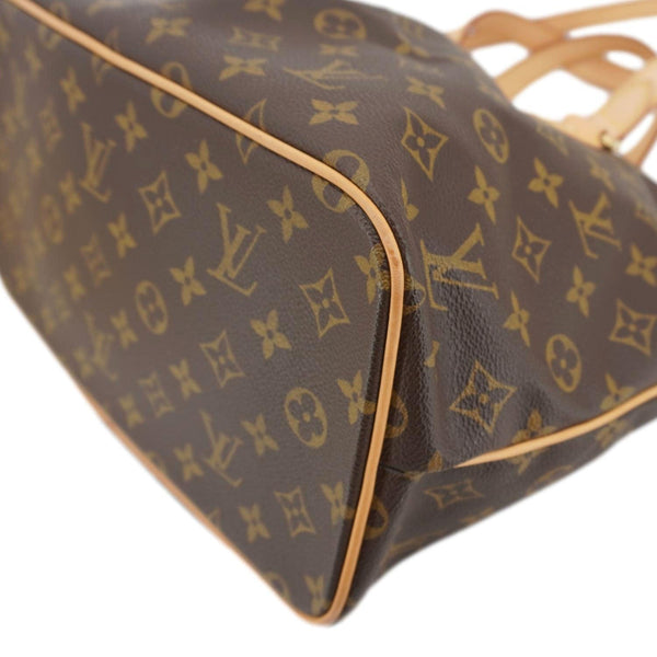 LOUIS VUITTON Palermo PM Monogram Canvas Shoulder Bag Brown