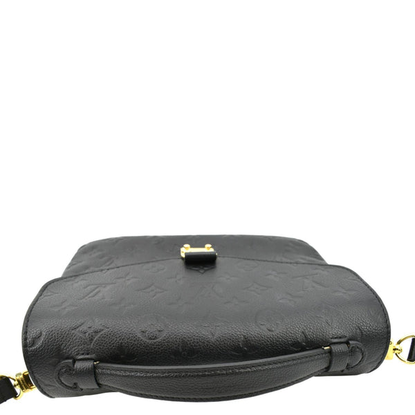 LOUIS VUITTON Metis Pochette Empreinte Leather Crossbody Bag Black