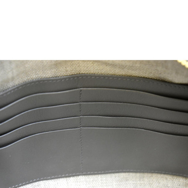 Gucci Bree GG Guccissima Leather Crossbody Bag in Grey - Sections