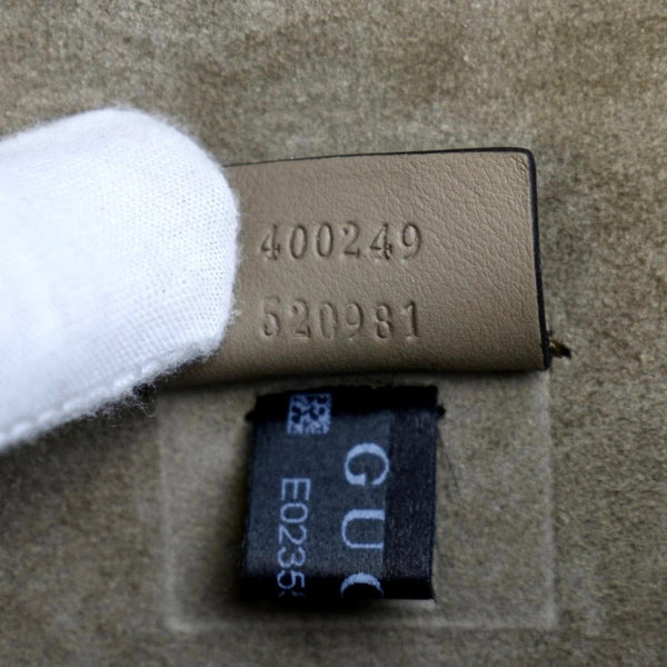 GUCCI Dionysus Small Size GG Canvas Shoulder Bag Beige 400249