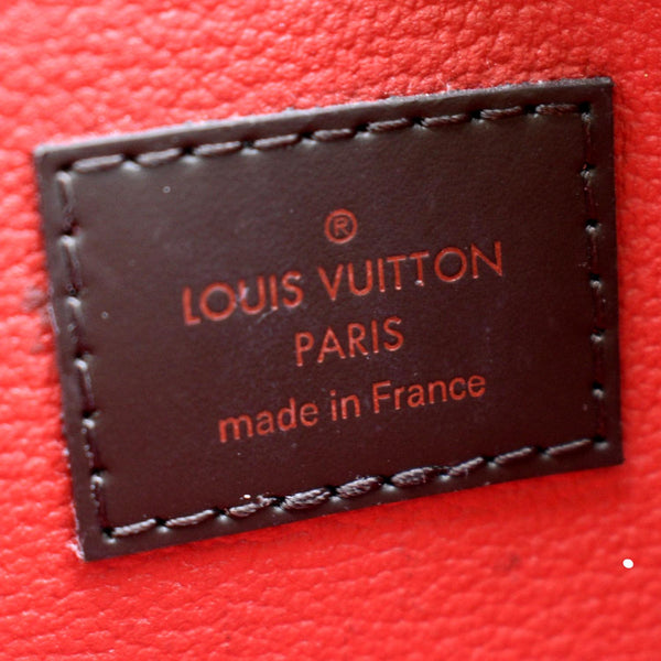 LOUIS VUITTON Damier Ebene Cosmetic Pouch Brown