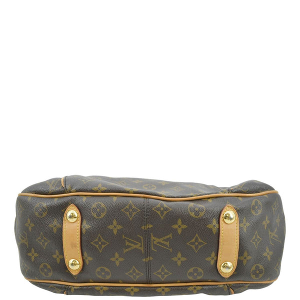 LOUIS VUITTON Galliera PM Monogram Canvas Hobo Shoulder Bag Brown