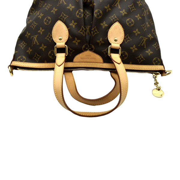 LOUIS VUITTON Palermo PM Monogram Canvas Shoulder Bag Brown