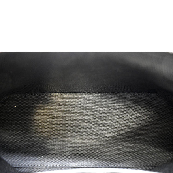 GUCCI GG Marmont Matelasse Chevron Leather Shoulder Bag Black 739166