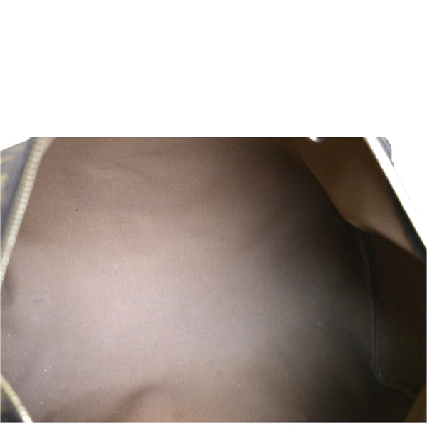 LOUIS VUITTON Speedy 40 Monogram Canvas Satchel Bag Brown