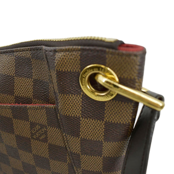 LOUIS VUITTON South Bank Besace Damier Ebene Crossbody Bag Brown