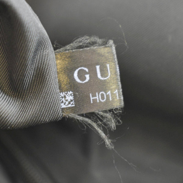 GUCCI Interlocking G Coated Canvas Backpack Black 223705